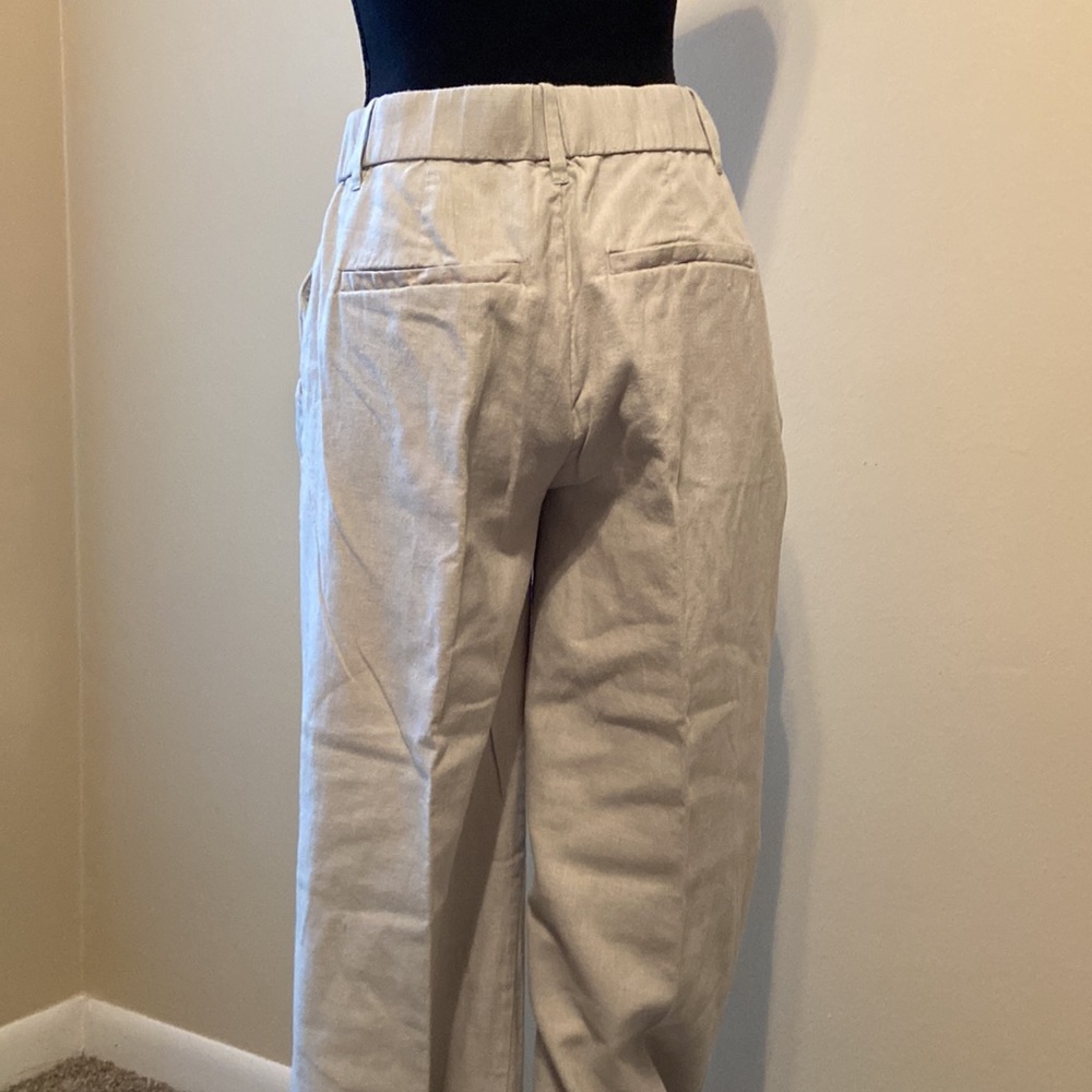 Abercrombie & Fitch linen mint pants - Picture 2 of 5